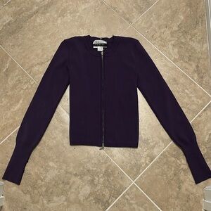 Small Vintage Wayne Roger’s dark purple zip up jacket